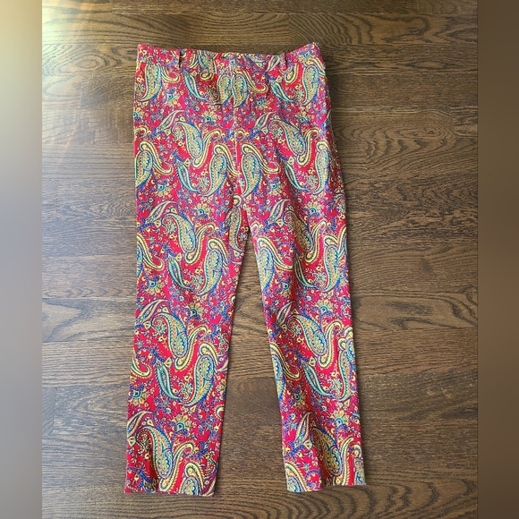 Ralph Lauren Pants - Lauren Ralph Lauren Colorful Paisley Print Pants sz.8P